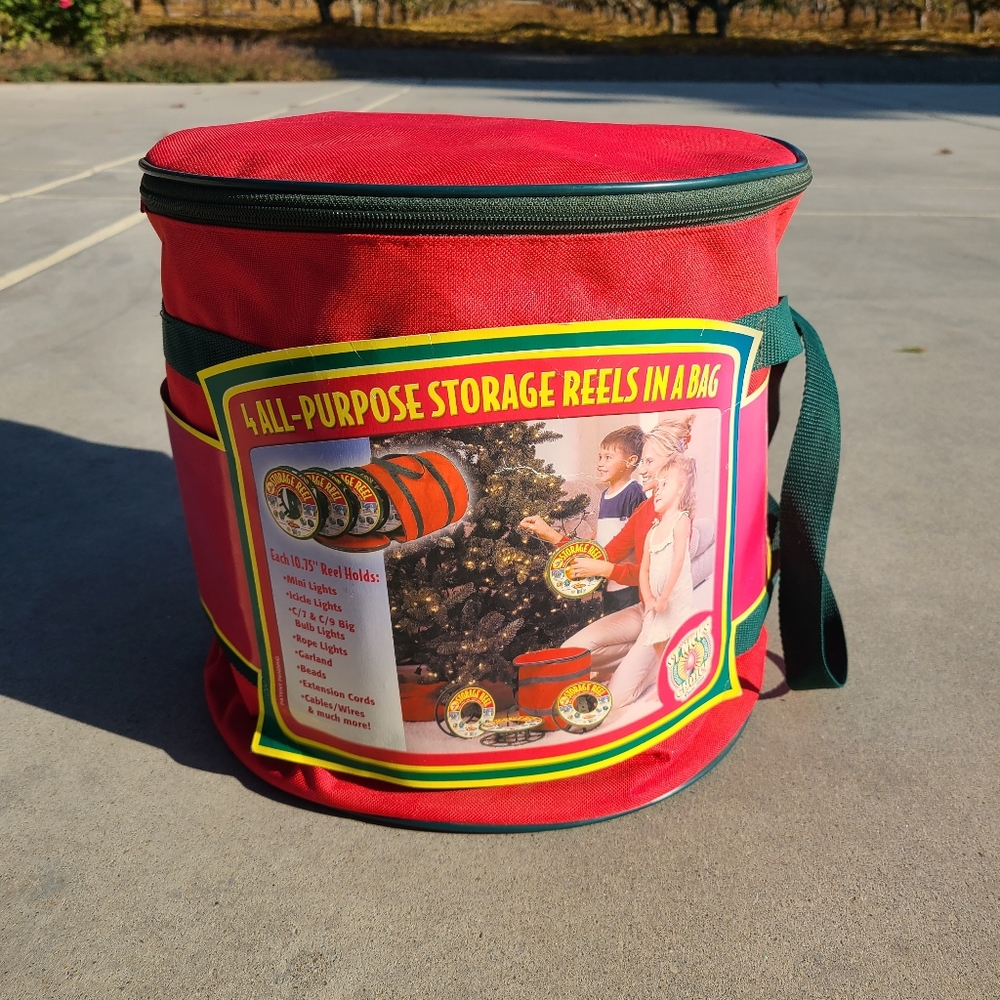 Christmas Light Storage Reels In a Bag